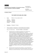 Diario de la 769ª Sesión plenaria del Foro de Cooperación en materia de Seguridad  