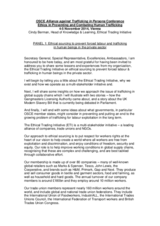 Presentation by Cindy Berman, Head of Knowledge & Learning, Ethical Trading Initiative