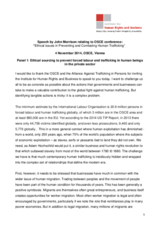 Presentation by John Morrison, Executive Director, Institute for Human Rights and Businesses (IHRB)