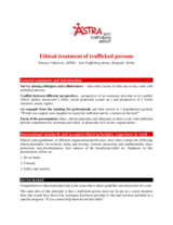 Presentation by Tamara Vukasović, Coordinator and Co-Chair, ASTRA