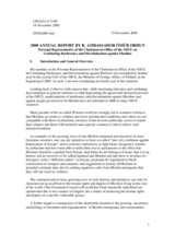 2008 Annual Report by R. Ambassador Omur Orhun