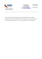 The nexus between Islamophobia and conflict prevention in the Middle East