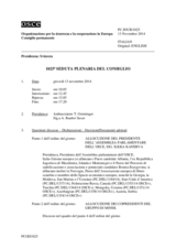 Giornale della 1025a Seduta plenaria del Consiglio permanente