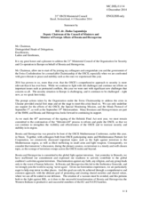 Statement by H.E. Zlatko Lagumdzija, Deputy Chairman of the Council of Ministers, Minister for Foreign Affairs