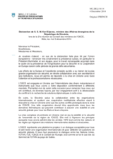 Statement by H.E. Karl Erjavec, Minister for Foreign Affairs