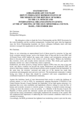 Statement by H.E. Ahn Youngjip, Deputy Permanent Representative, Mission to the U.N. Offices and International Organizations in Geneva