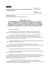 Decisione N.1134 del Consiglio permanente