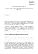 Statement by H.E. Maxime Lefebvre, Ambassador, Permanent Representative