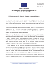 Statement by the Italian EU Presidency on the situation in and around Ukraine