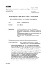 Journal of the Second Plenary Session