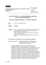 Journal of the Second Plenary Session