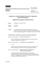 Journal of the First Plenary Session