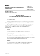 Permanent Council Decision No. 1150