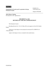 Permanent Council Decision No. 1151