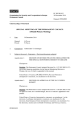 Journal of the 1032nd Special Plenary Meeting of the Permanent Council