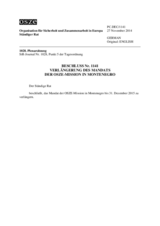 Beschluss Nr. 1141 des Ständigen Rates