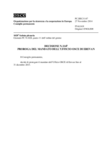 Decisione N.1147 del Consiglio permanente