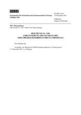 Beschluss Nr. 1156 des Ständigen Rates