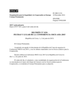 Decisión Nº 1154 del Consejo Permanente