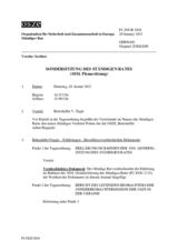 Journal der 1034. Sondersitzung des Ständigen Rates