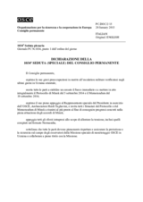 Dichiarazione della 1034ª Seduta (speciale) del Consiglio permanente (PC.DOC/2/15)