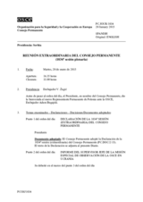 Diario de la 1034ª Sesión extraordinaria del Consejo Permanente 