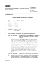 Diario de la 1038ª Sesión plenaria del Consejo Permanente 