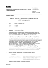 Giornale della 1040a Seduta speciale del Consiglio permanente