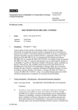 Diario de la 1042ª Sesión plenaria del Consejo Permanente 