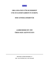 OSCE Annual Report 1995 (de)