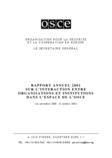 2001 - Report on Interaction Between Organizations and Institutions in the OSCE Area (fr)