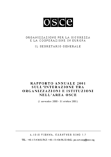 2001 - Report on Interaction Between Organizations and Institutions in the OSCE Area (it)
