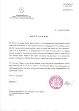 Response by the Delegation of Slovakia to the Questionnaire on the Code of Conduct on Politico-Military Aspects of Security Response by the Delegation of Slovakia to the Questionnaire on the Code of Conduct on Politico-Military Aspects of Security