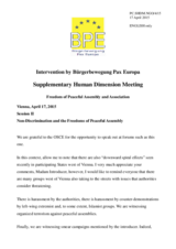 Session 2, Statement