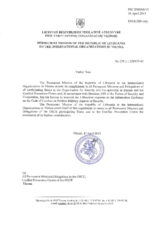 Response by the Delegation of Lithuania to the Questionnaire on the Code of Conduct on Politico-Military Aspects of Security Response by the Delegation of Lithuania to the Questionnaire on the Code of Conduct on Politico-Military Aspects of Security