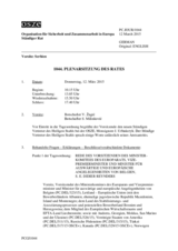 Journal der 1044. Plenarsitzung des Ständigen Rates 