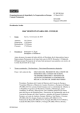 Diario de la 1040ª Sesión plenaria del Consejo Permanente 