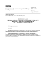 Decisione N.1160 del Consiglio permanente