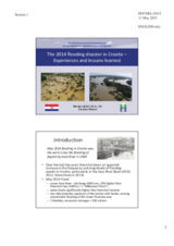 Presentation by Mr. Marijan Babic, Head of Project Implementation Unit for Implementation of Flood-Protection Projects Financed by CEB Loans and EU Funds, Croatian Waters