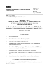 Décision No 1170 du Conseil permanent