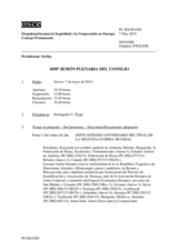 Diario de la 1050ª Sesión plenaria del Consejo Permanente 