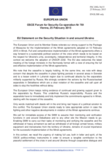 Statement by the Latvian EU Presidency on the situation in and around Ukraine