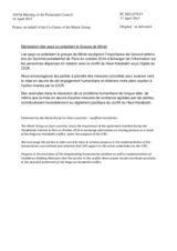 Statement by the Delegation of France, also on behalf of the Russian Federation and the United States of America, on the statement by the Co-Chairmen of the OSCE Minsk Group on the latest developments in the Nagorno-Karabakh peace process
