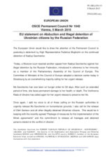 Statement by the Latvian EU Presidency on the abduction and illegal detention of Ukrainian citizens by the Russian Federation