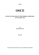 OSCE study on policing in the Federal Republic of Yugoslavia
