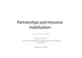 Dmitry Mariyasin: Partnerships and resource mobilization