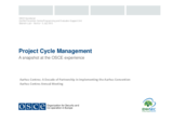 Sebnem Lust: Project Cycle Management: A snapshot of the OSCE experience
