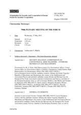 Journal of the 790th Plenary Meeting of the Forum for Security Co-operation