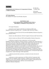 Permanent Council Decision No. 401 (it)