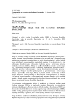 Permanent Council Decision No. 401 (sr)